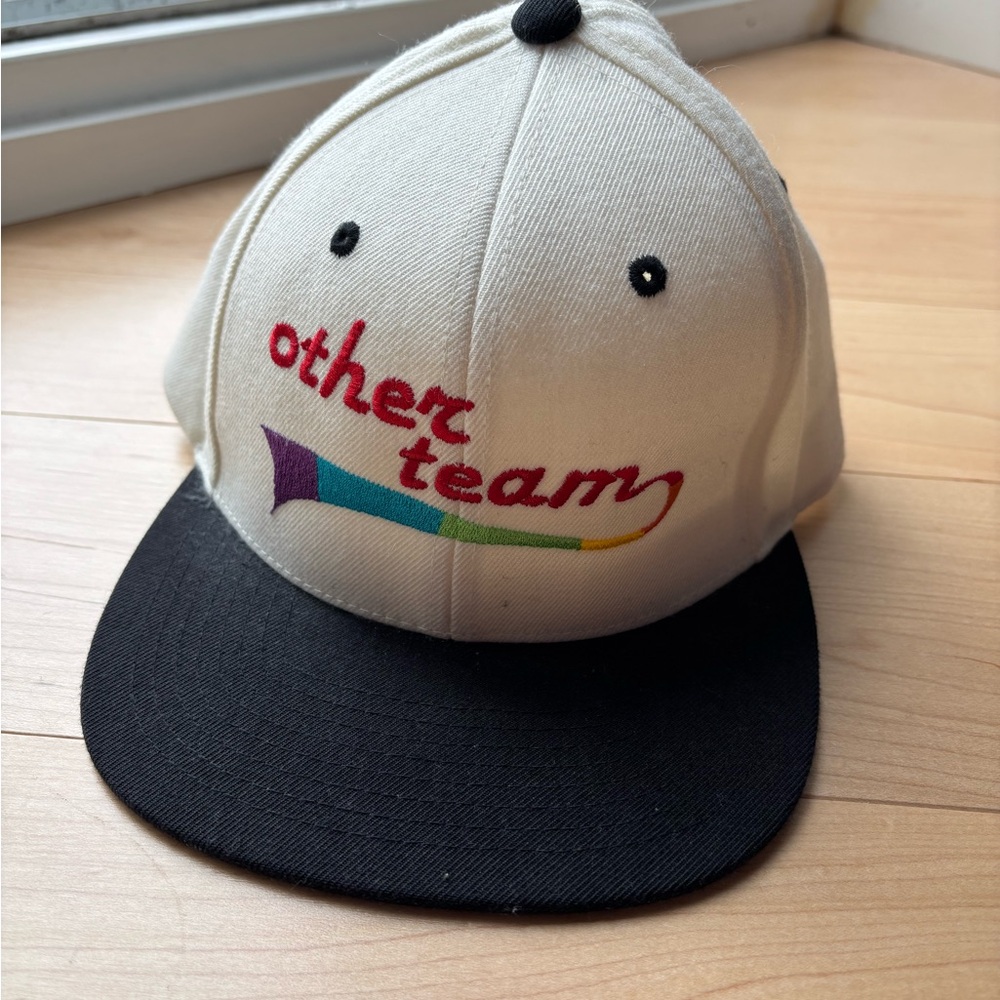 Lesbian Queer Pride “Other Team” Embroidered Two-Tone Snapback Hat